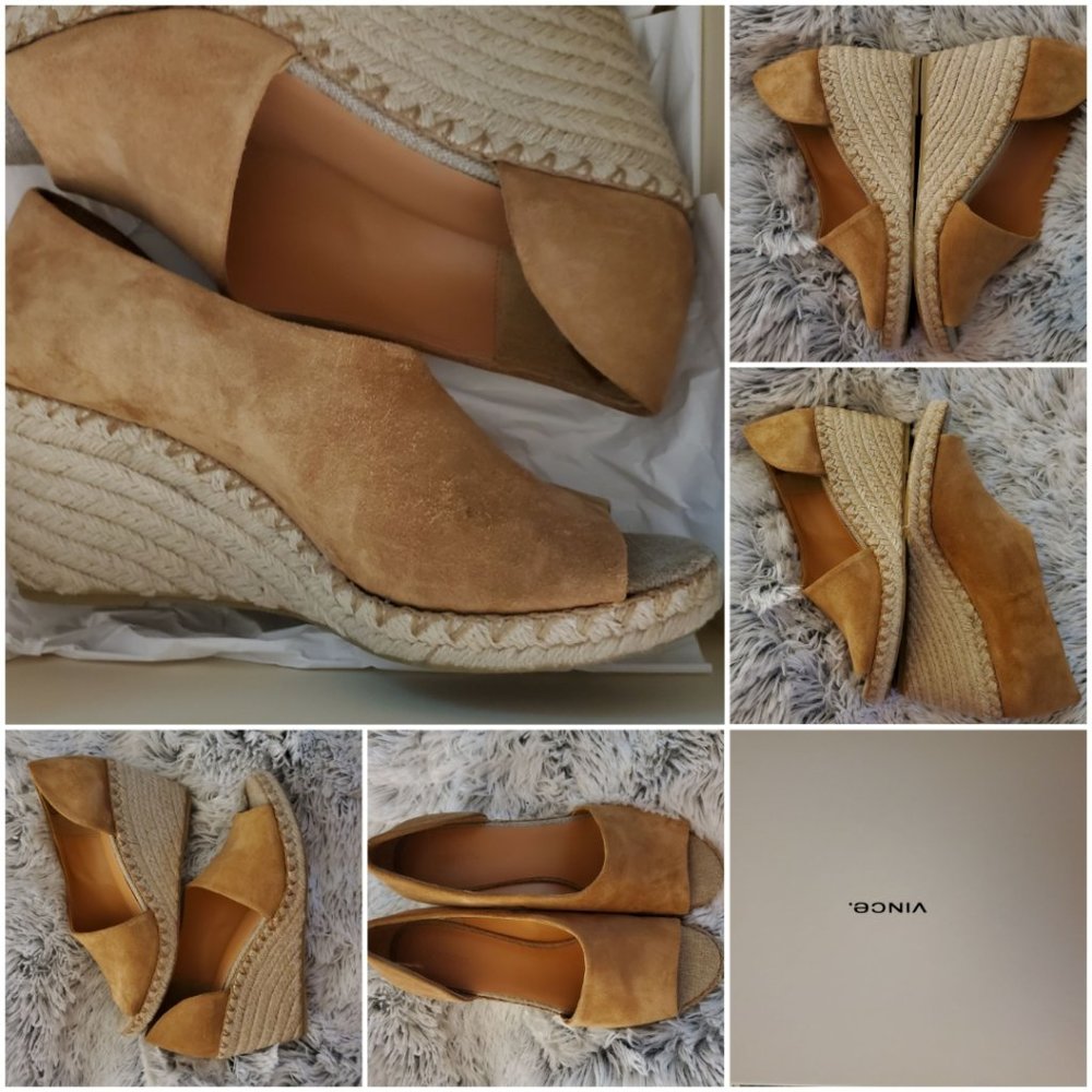 VINCE CAMUTO WEDGE SANDAL - BEAUTIFUL